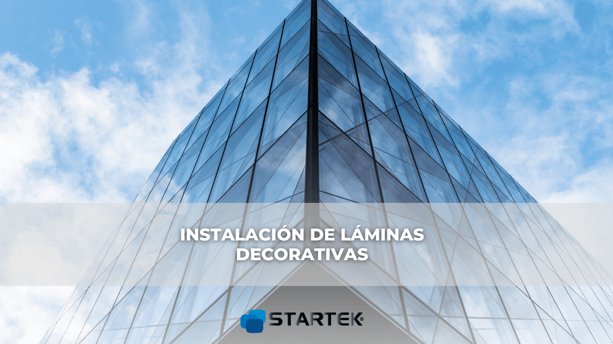 Instalación de láminas decorativas