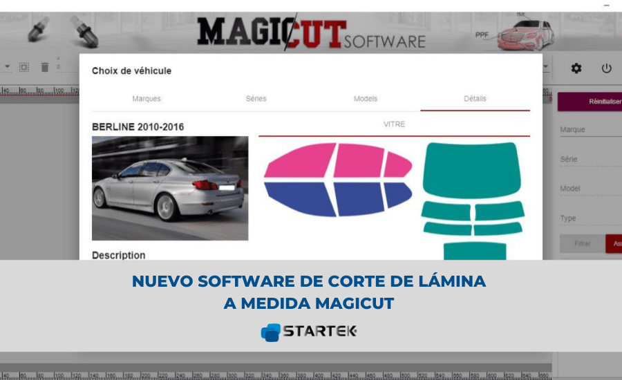 Nuevo Software de corte de lámina a medida MagiCut