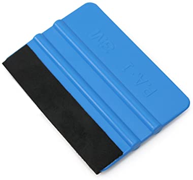 HERRAMIENTA ESPATULA AZUL CON FIELTRO, ESPECIAL VINILO